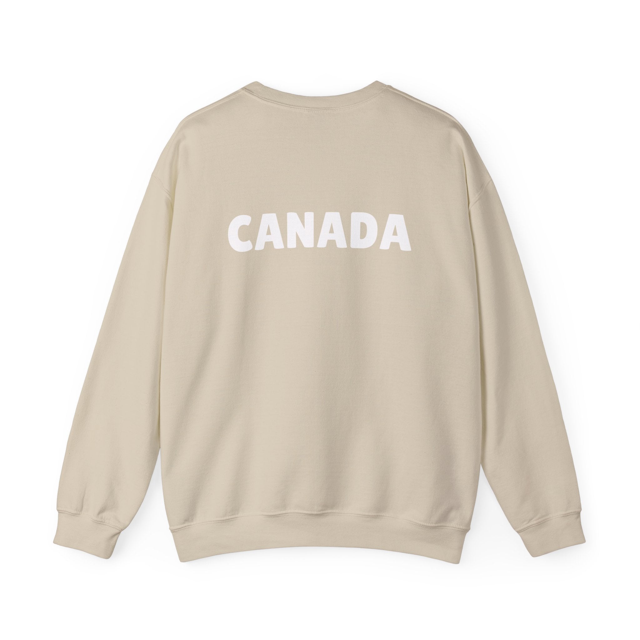 Canada Crewneck Sweatshirt — Bold Canada Text Pullover