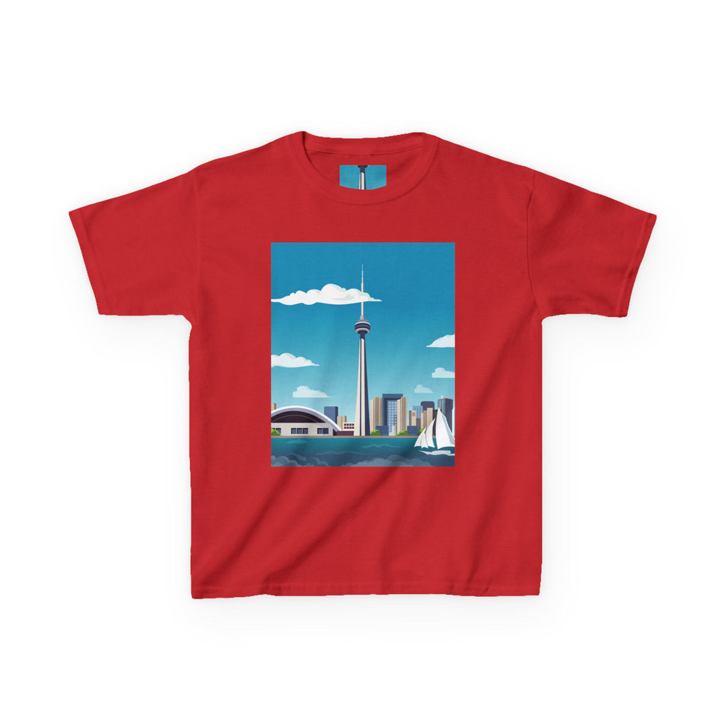 Toronto Skyline Kids Tee — CN Tower & Harbourfront Graphic Shirt