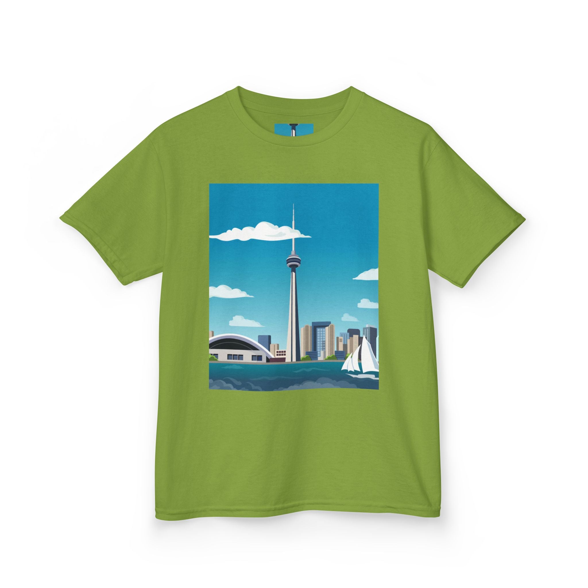 Toronto Skyline Kids Tee — CN Tower & Harbourfront Graphic Shirt