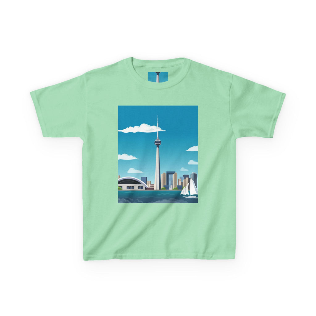 Toronto Skyline Kids Tee — CN Tower & Harbourfront Graphic Shirt