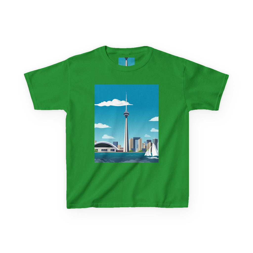 Toronto Skyline Kids Tee — CN Tower & Harbourfront Graphic Shirt