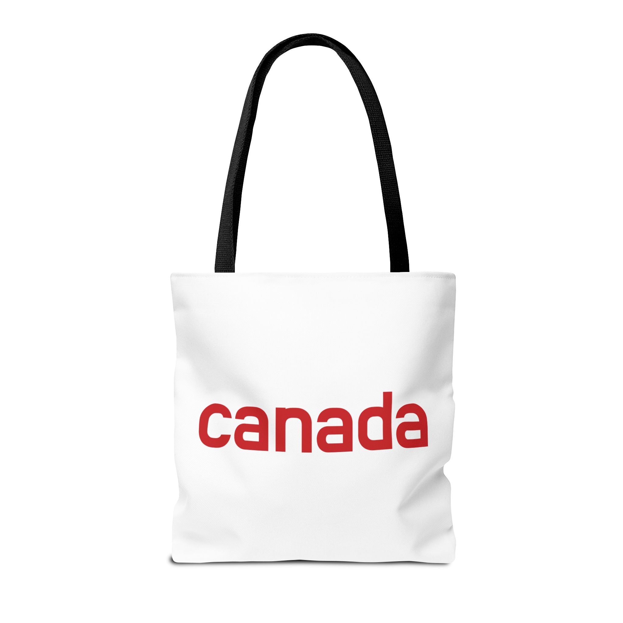 Canada Tote Bag – Minimal Red 'canada' Travel & Everyday Carryall