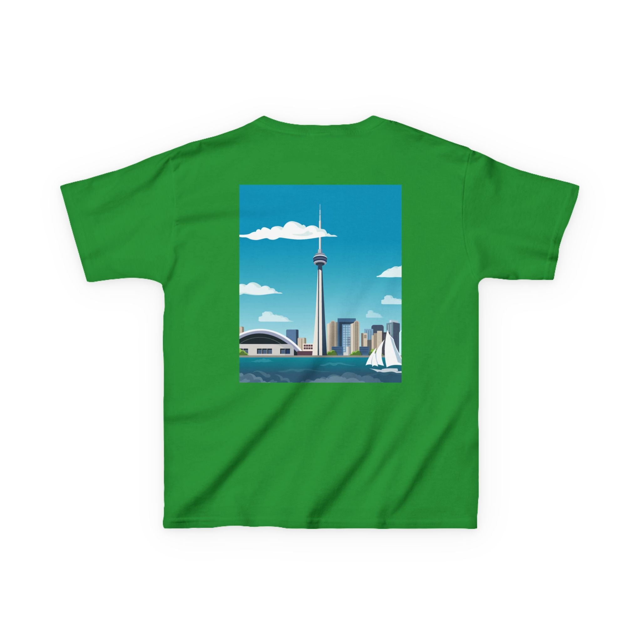 Toronto Skyline Kids Tee — CN Tower & Harbourfront Graphic Shirt