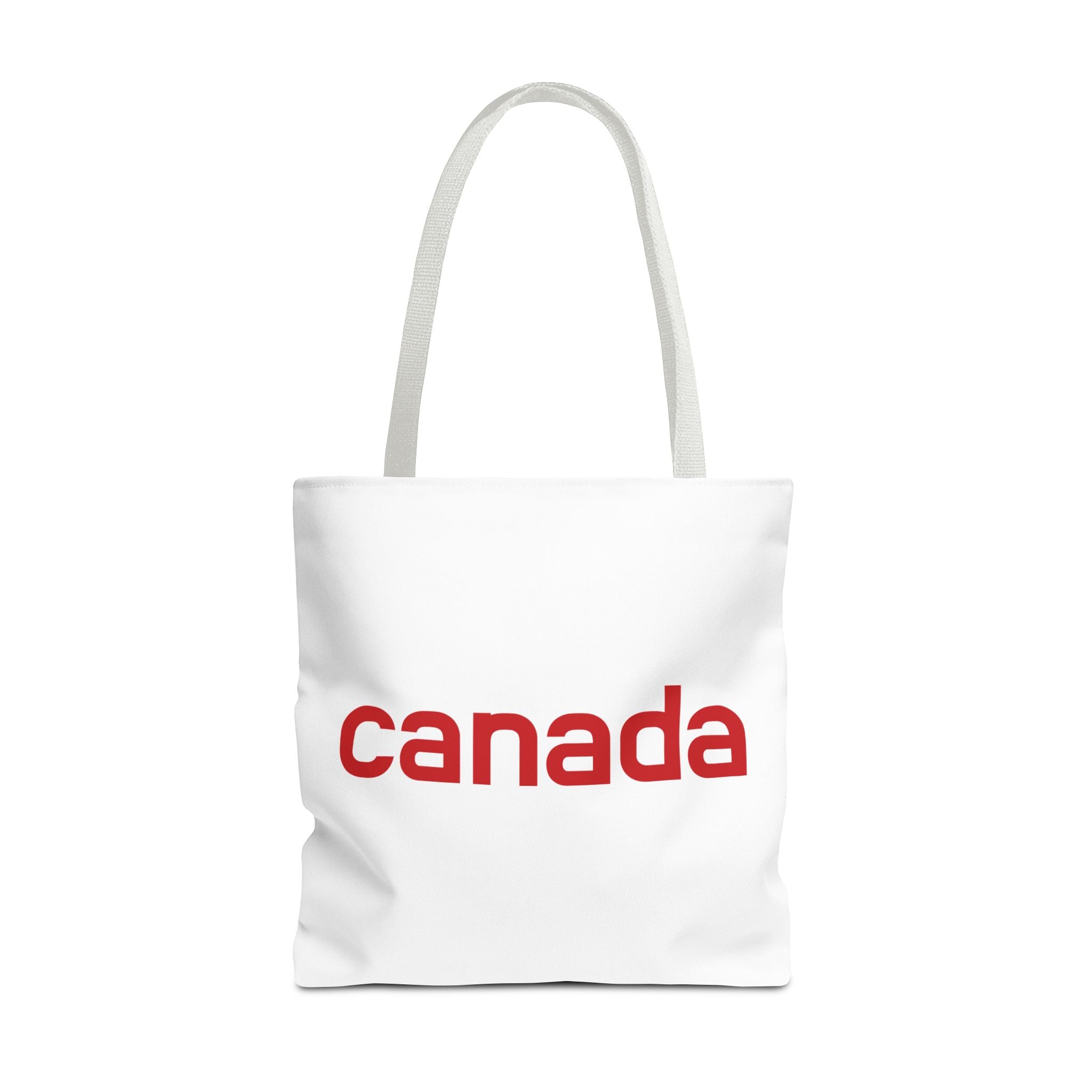 Canada Tote Bag – Minimal Red 'canada' Travel & Everyday Carryall