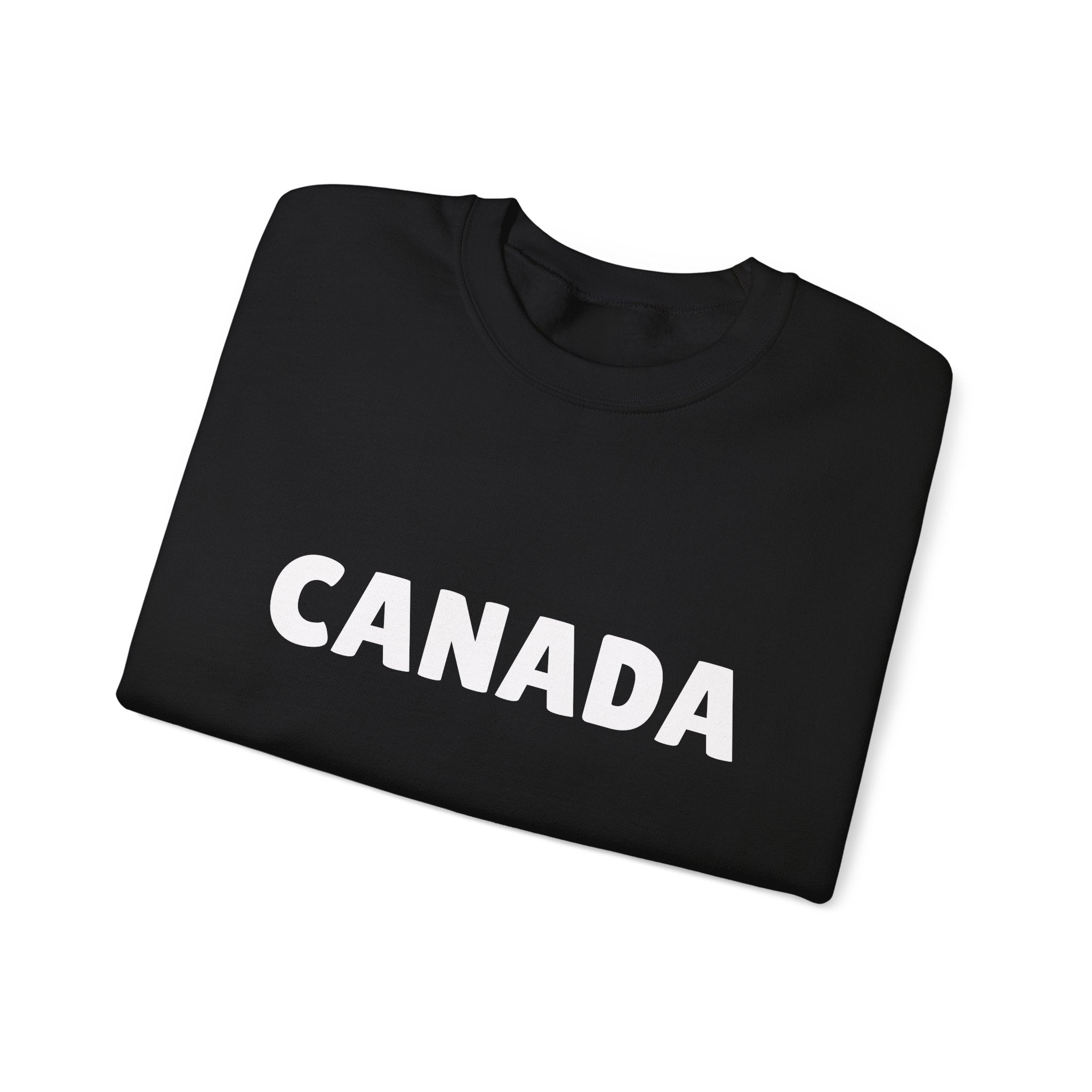 Canada Crewneck Sweatshirt — Bold Canada Text Pullover