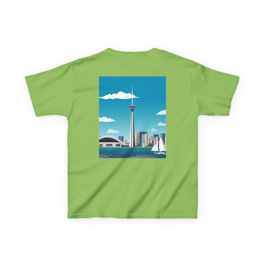 Toronto Skyline Kids Tee — CN Tower & Harbourfront Graphic Shirt