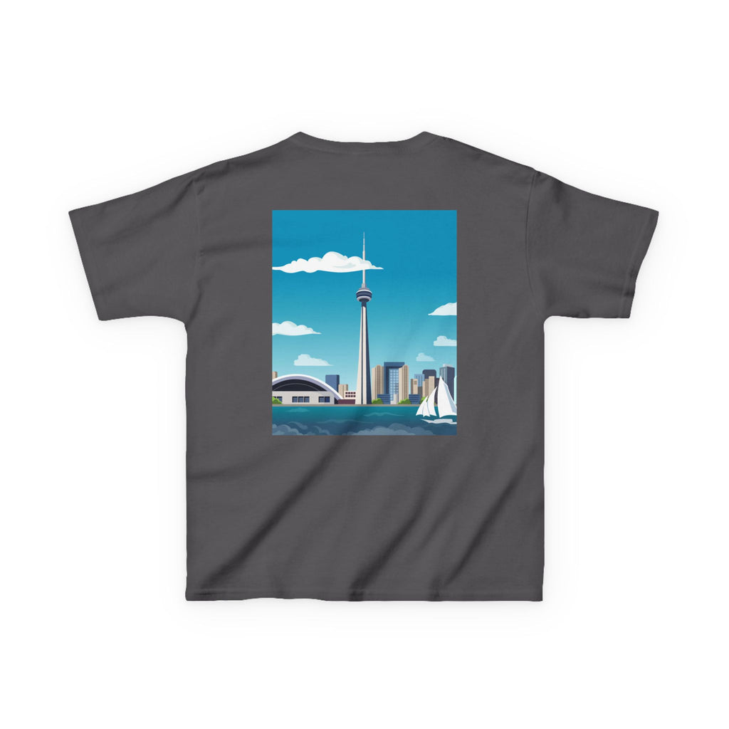 Toronto Skyline Kids Tee — CN Tower & Harbourfront Graphic Shirt