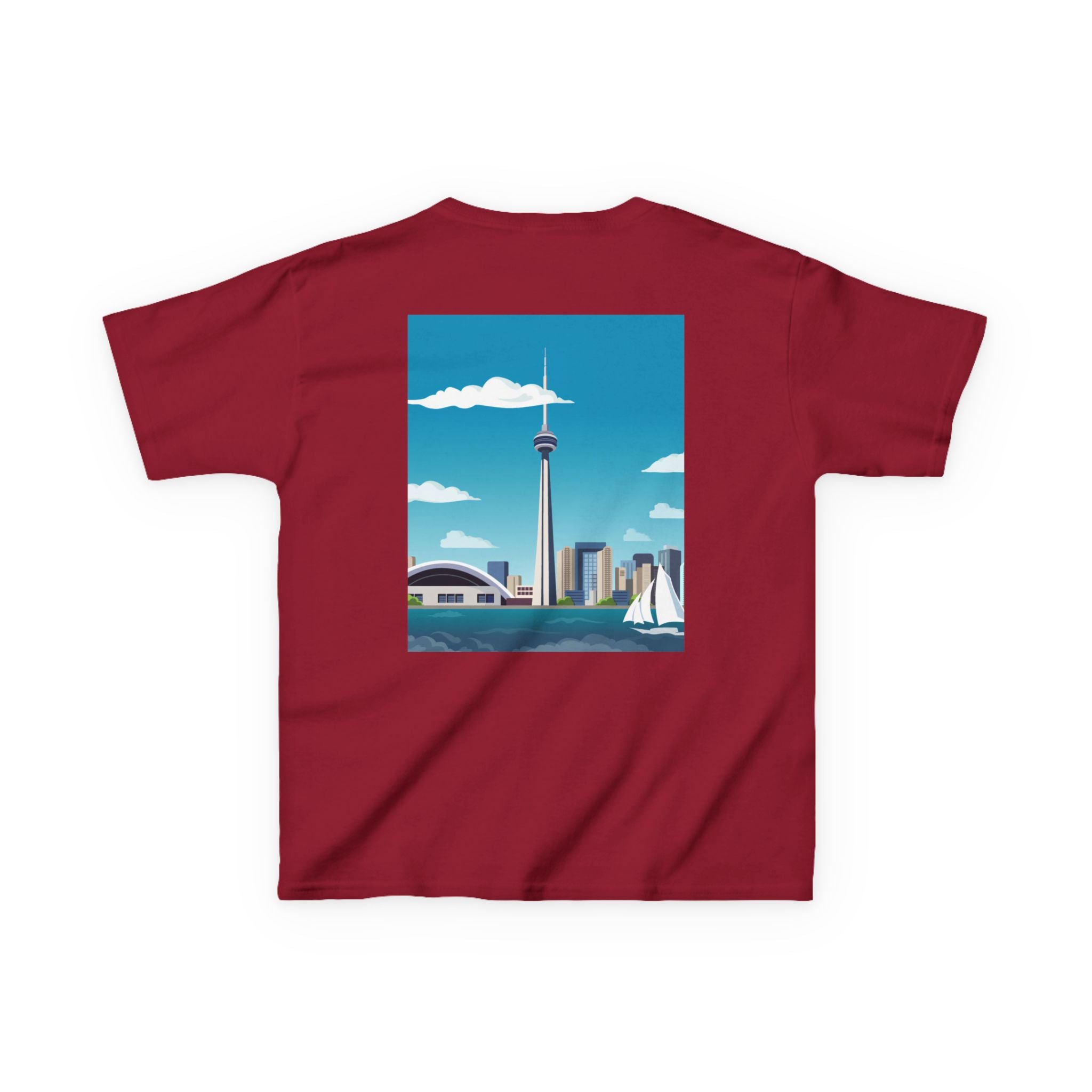 Toronto Skyline Kids Tee — CN Tower & Harbourfront Graphic Shirt