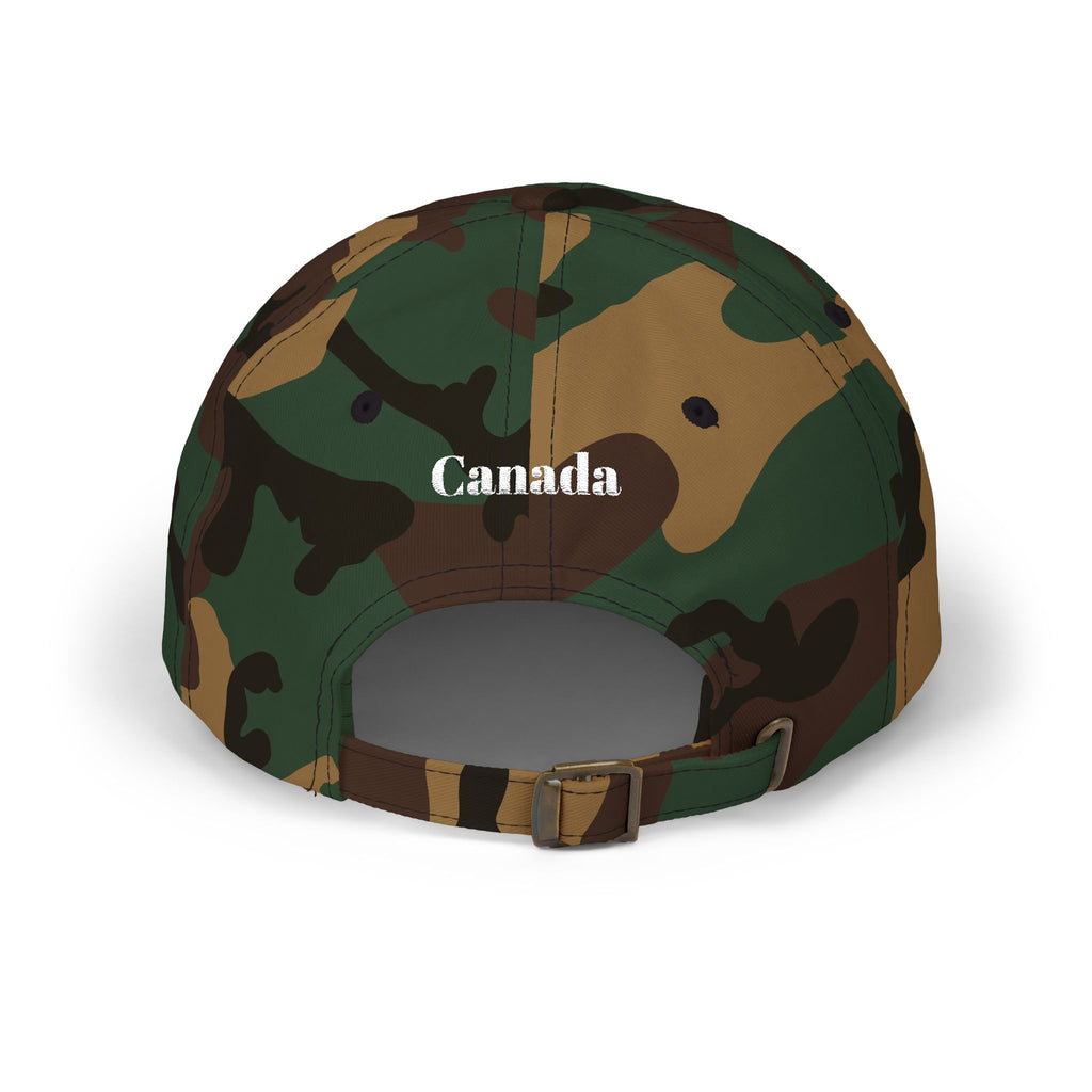 Canada Distressed Classic Dad Cap — Vintage Canadian Baseball Hat