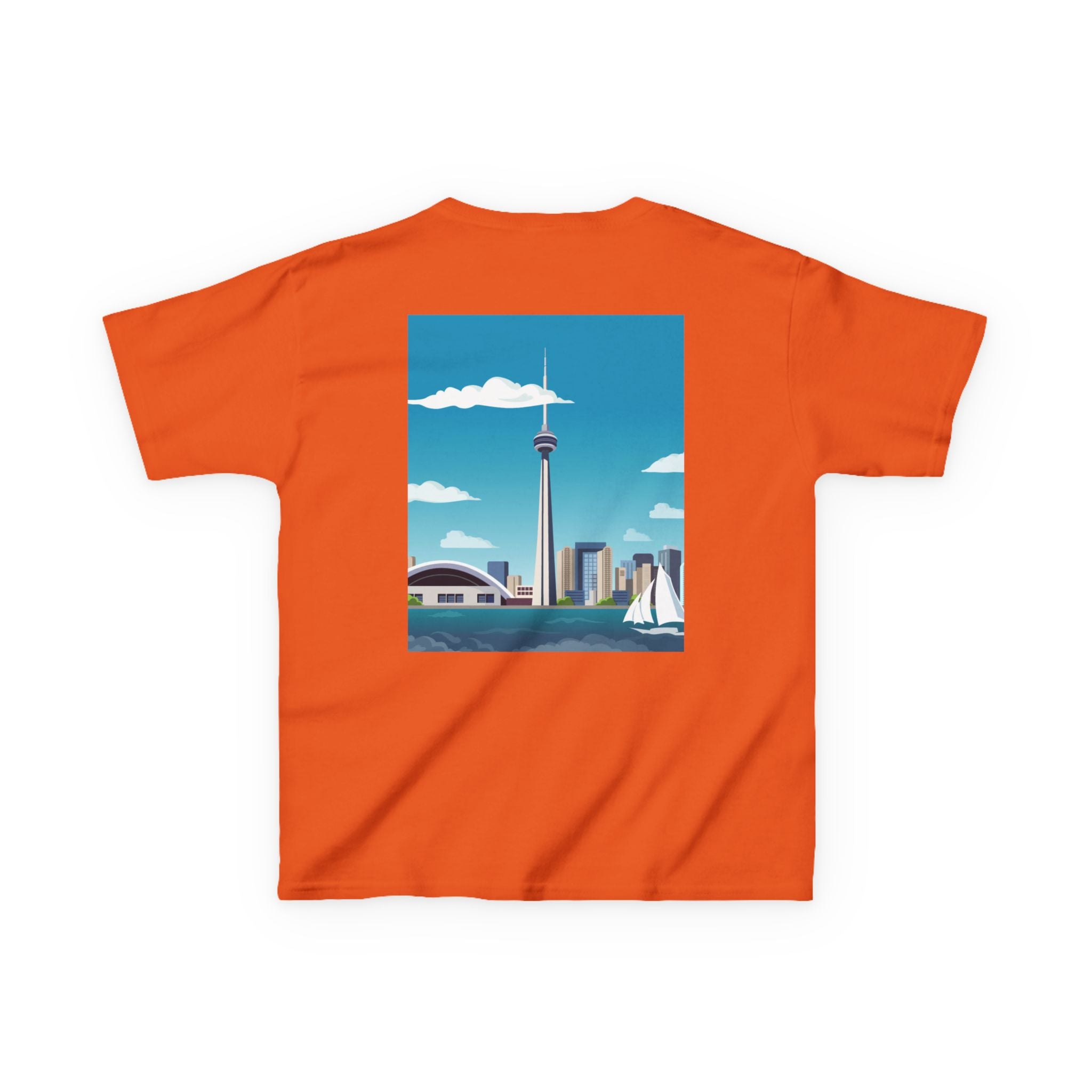 Toronto Skyline Kids Tee — CN Tower & Harbourfront Graphic Shirt