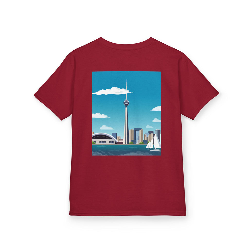 Toronto Skyline Kids Tee — CN Tower & Harbourfront Graphic Shirt