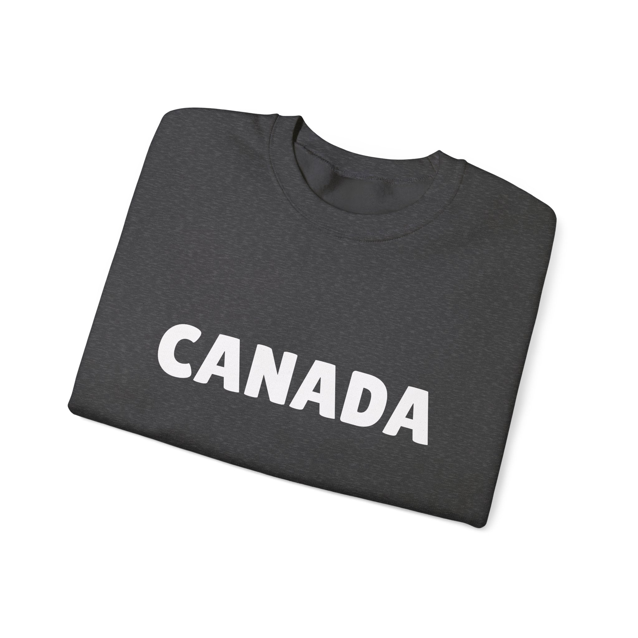 Canada Crewneck Sweatshirt — Bold Canada Text Pullover