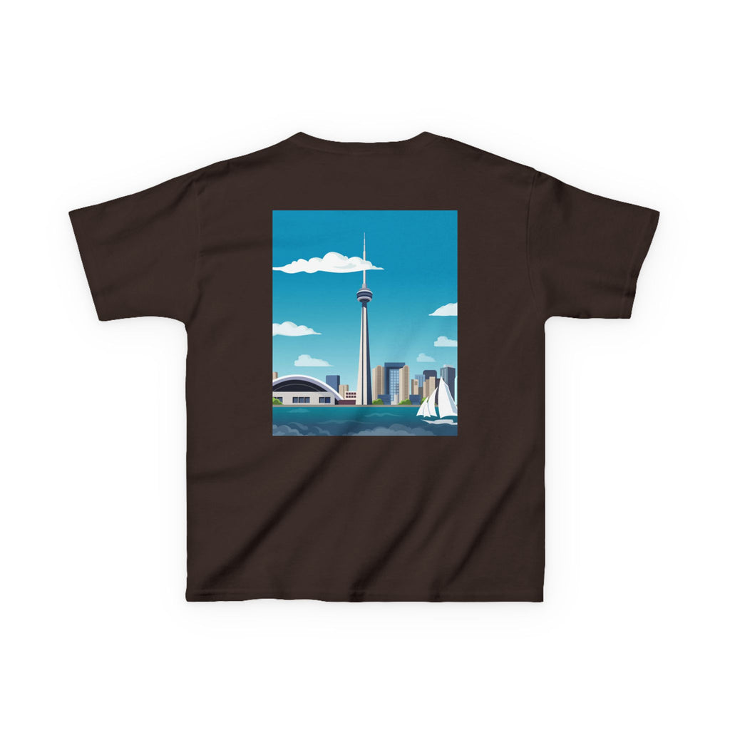 Toronto Skyline Kids Tee — CN Tower & Harbourfront Graphic Shirt