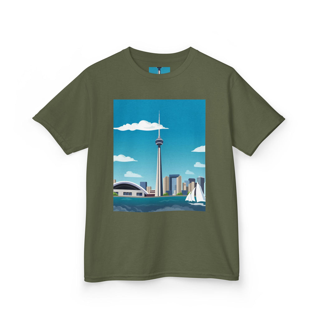 Toronto Skyline Kids Tee — CN Tower & Harbourfront Graphic Shirt
