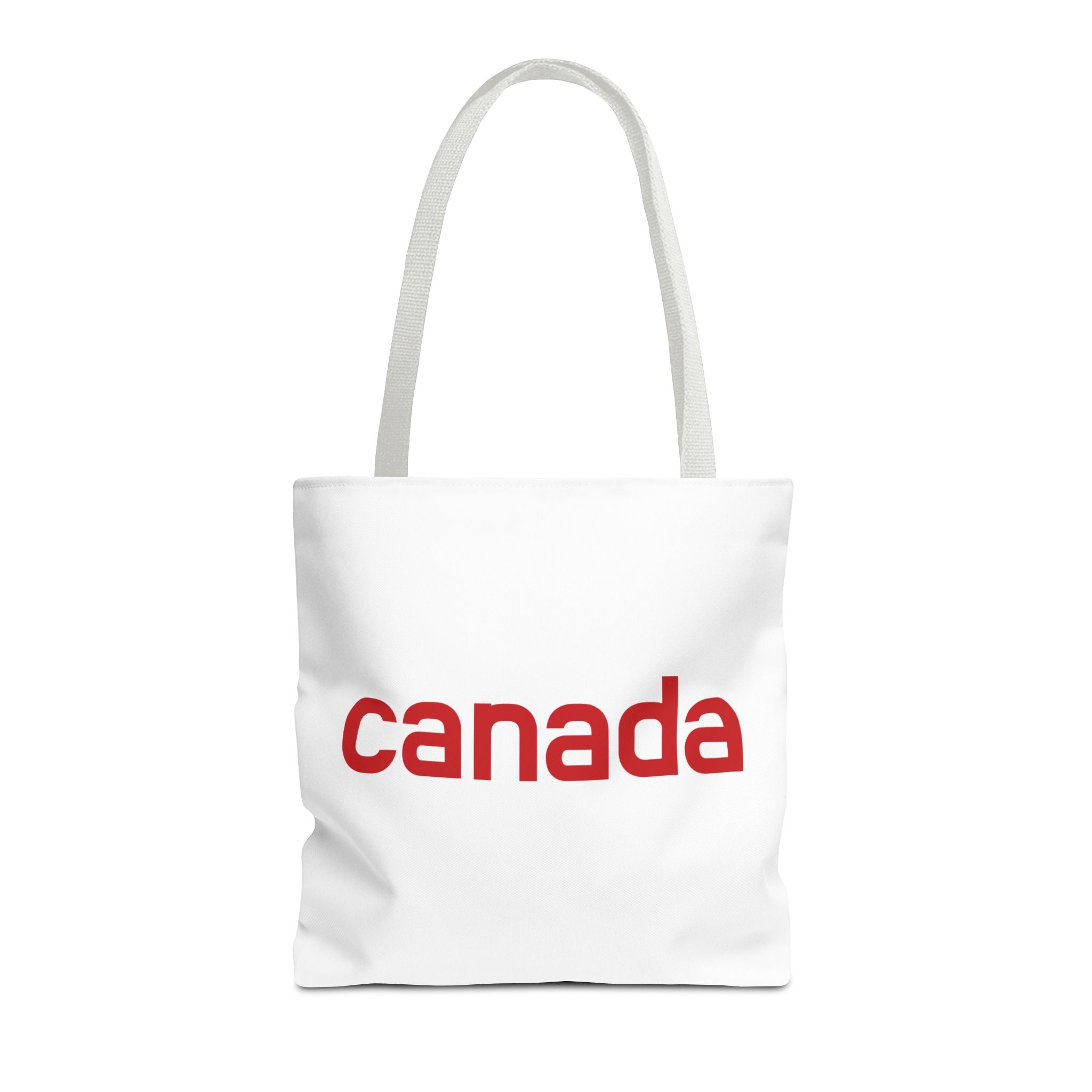 Canada Tote Bag – Minimal Red 'canada' Travel & Everyday Carryall