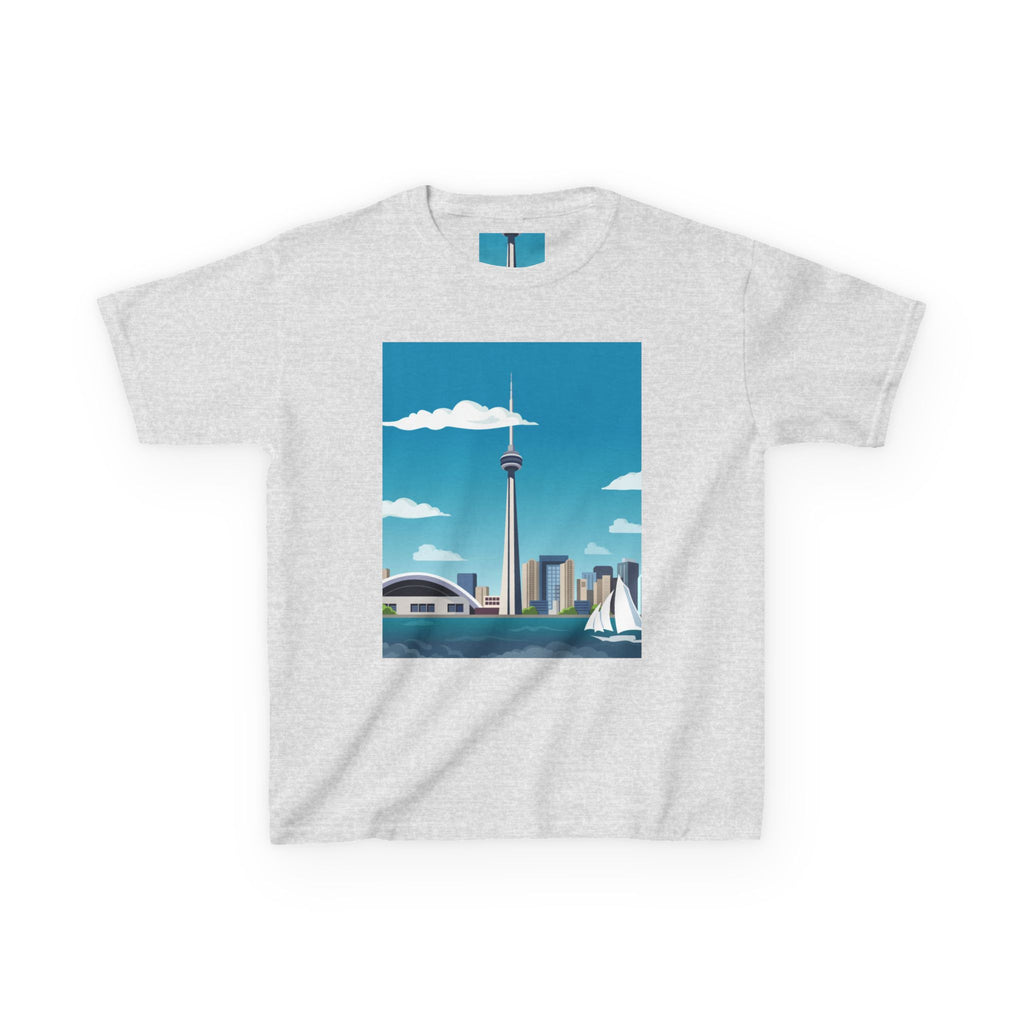 Toronto Skyline Kids Tee — CN Tower & Harbourfront Graphic Shirt