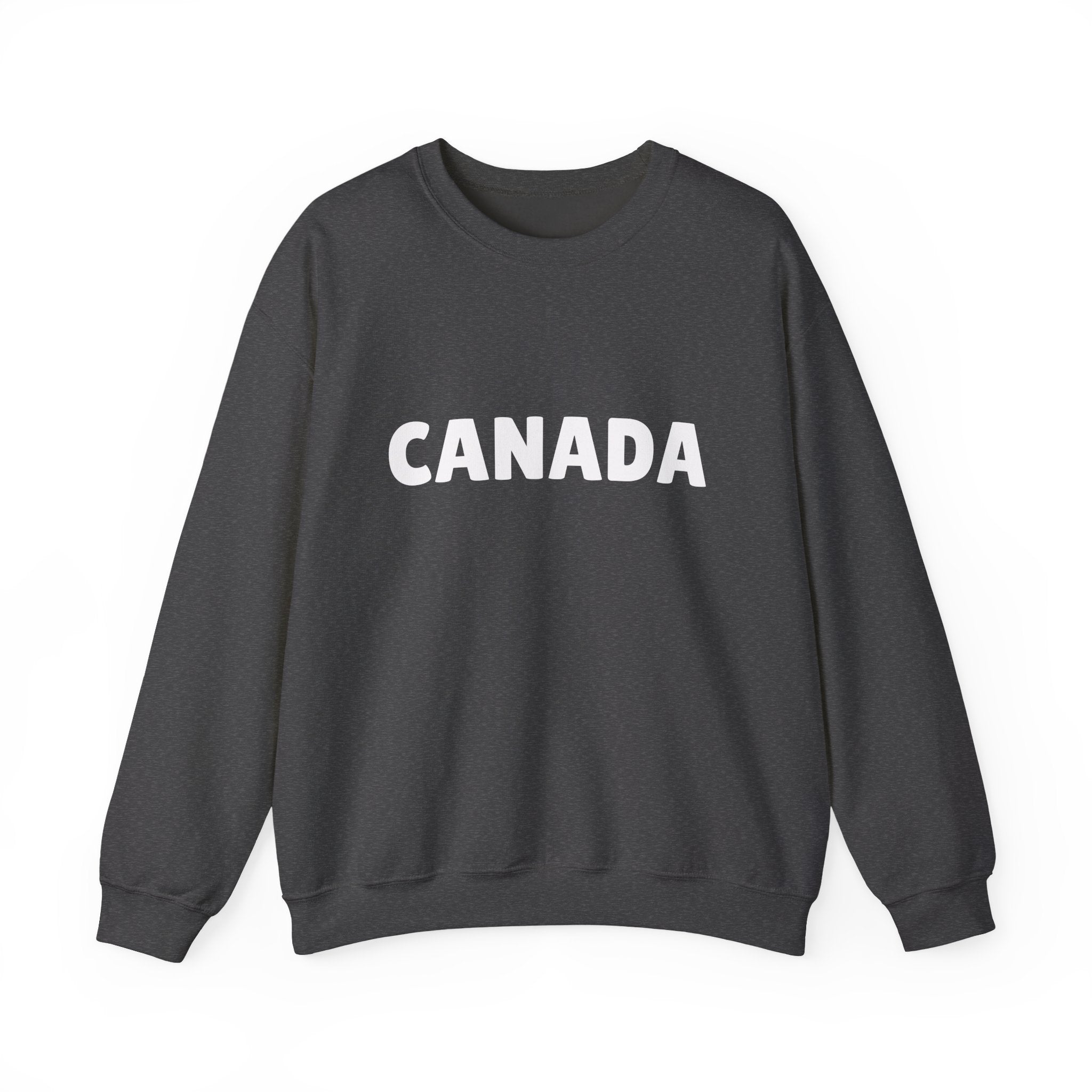 Canada Crewneck Sweatshirt — Bold Canada Text Pullover