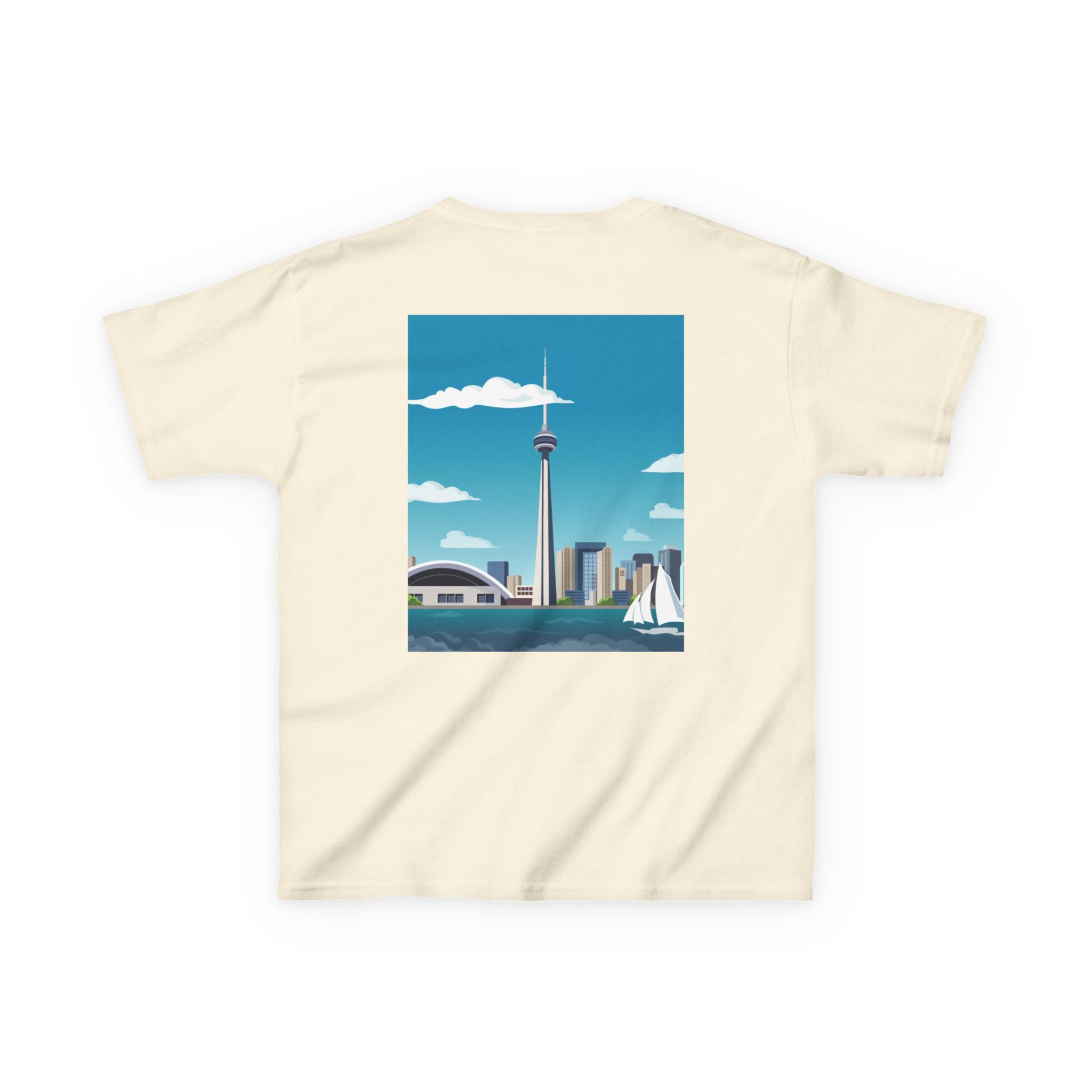 Toronto Skyline Kids Tee — CN Tower & Harbourfront Graphic Shirt