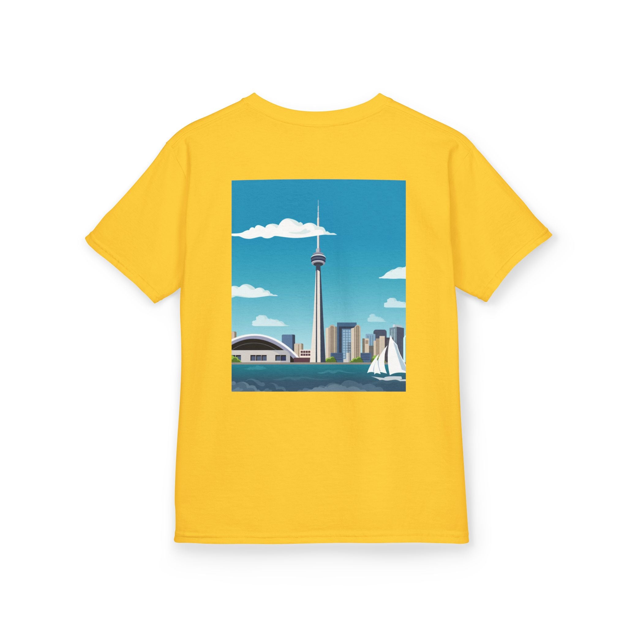 Toronto Skyline Kids Tee — CN Tower & Harbourfront Graphic Shirt