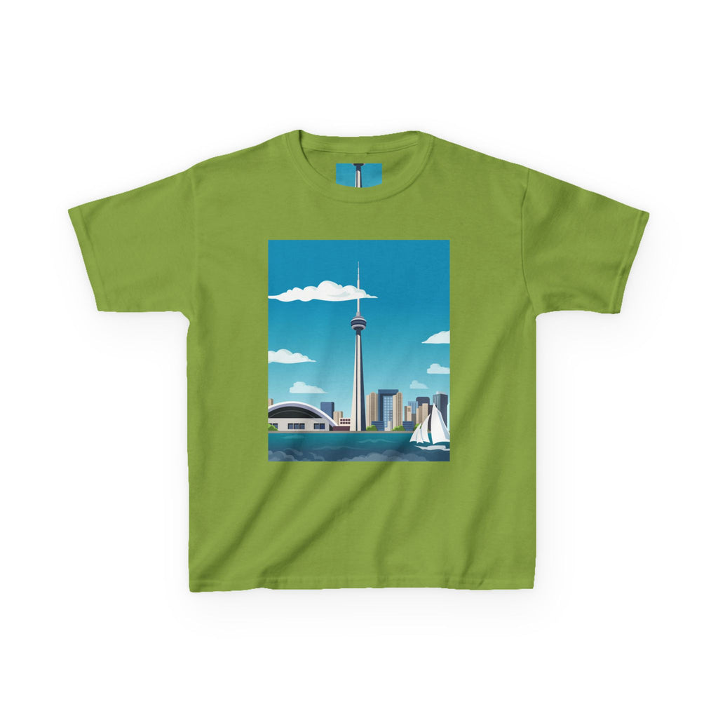 Toronto Skyline Kids Tee — CN Tower & Harbourfront Graphic Shirt