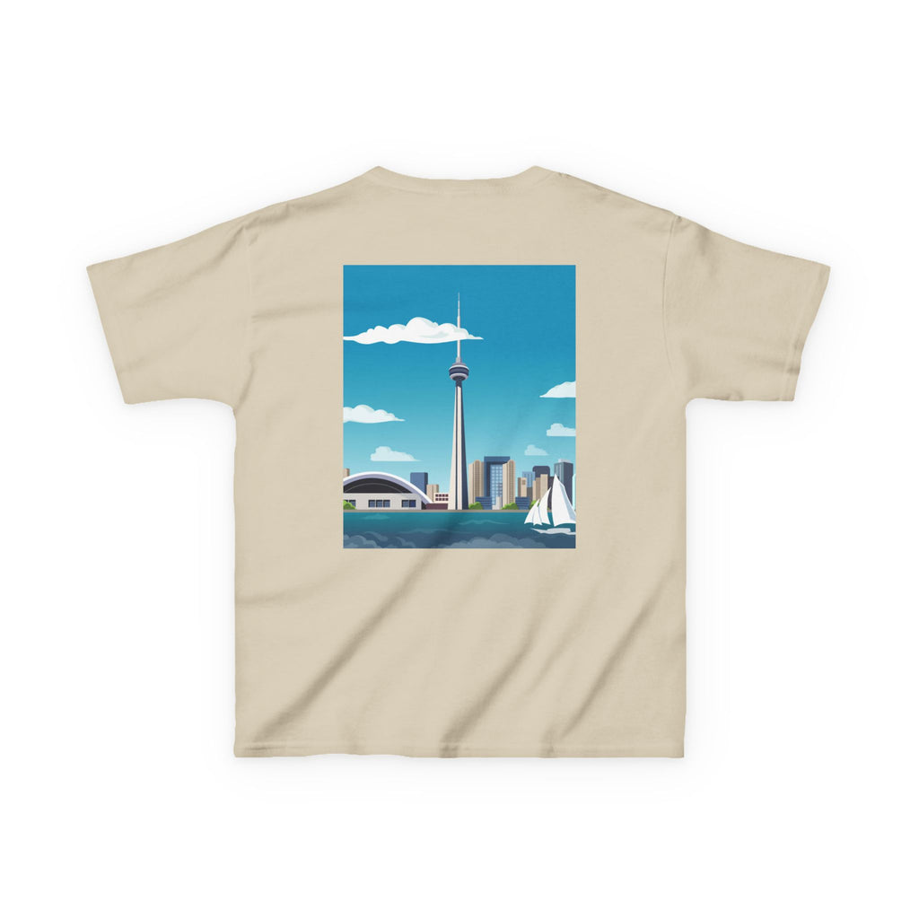 Toronto Skyline Kids Tee — CN Tower & Harbourfront Graphic Shirt