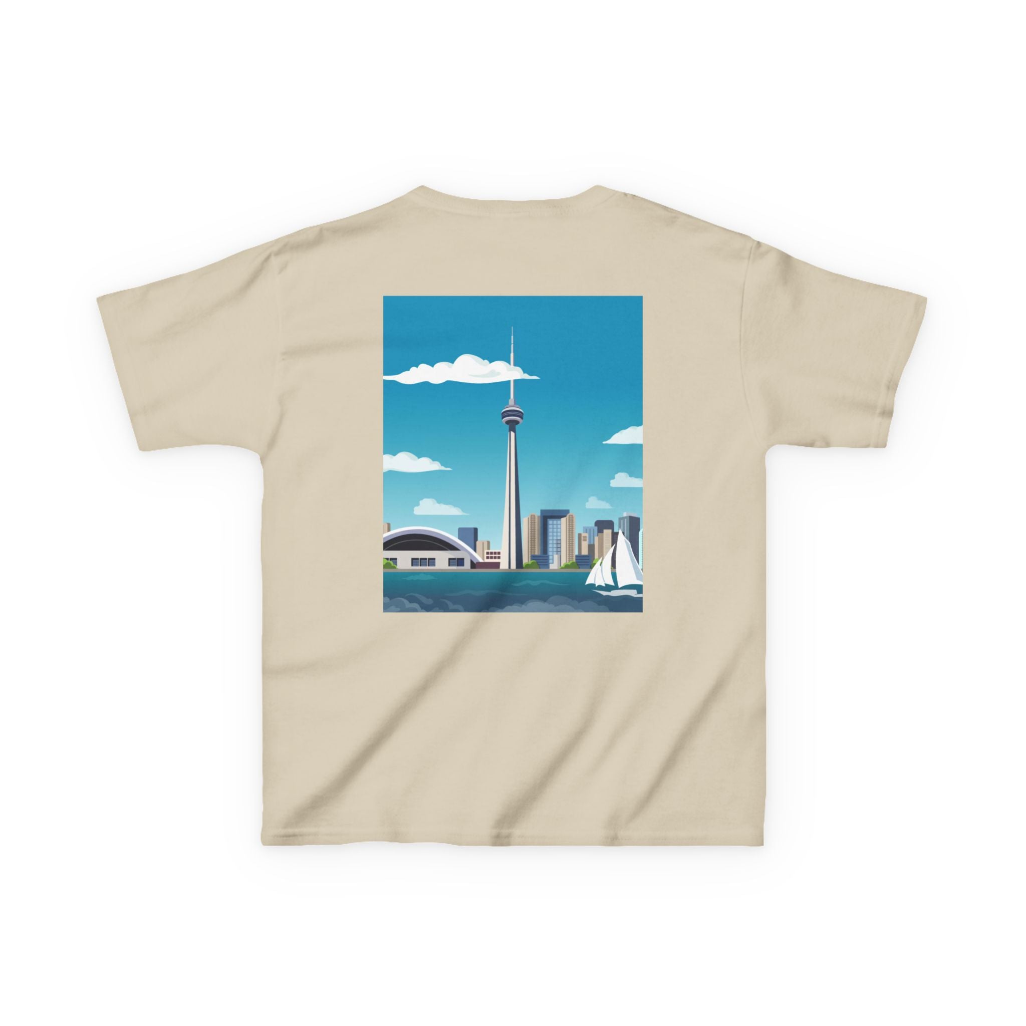 Toronto Skyline Kids Tee — CN Tower & Harbourfront Graphic Shirt