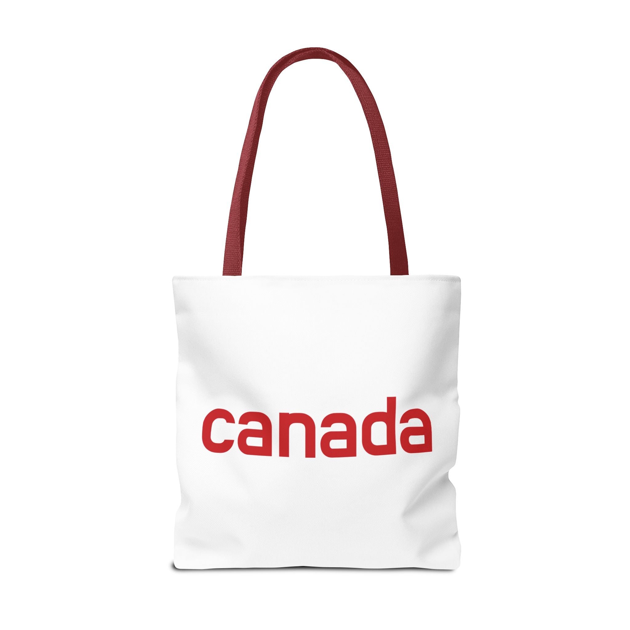 Canada Tote Bag – Minimal Red 'canada' Travel & Everyday Carryall