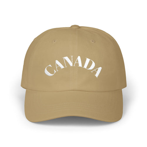 Canada Distressed Classic Dad Cap — Vintage Canadian Baseball Hat