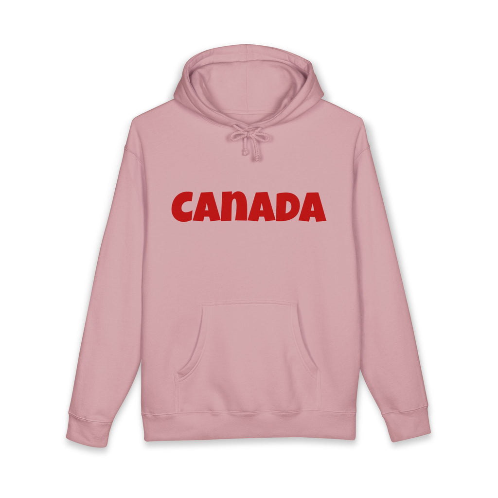Canada Hoodie – Bold Red Canada Text Pullover