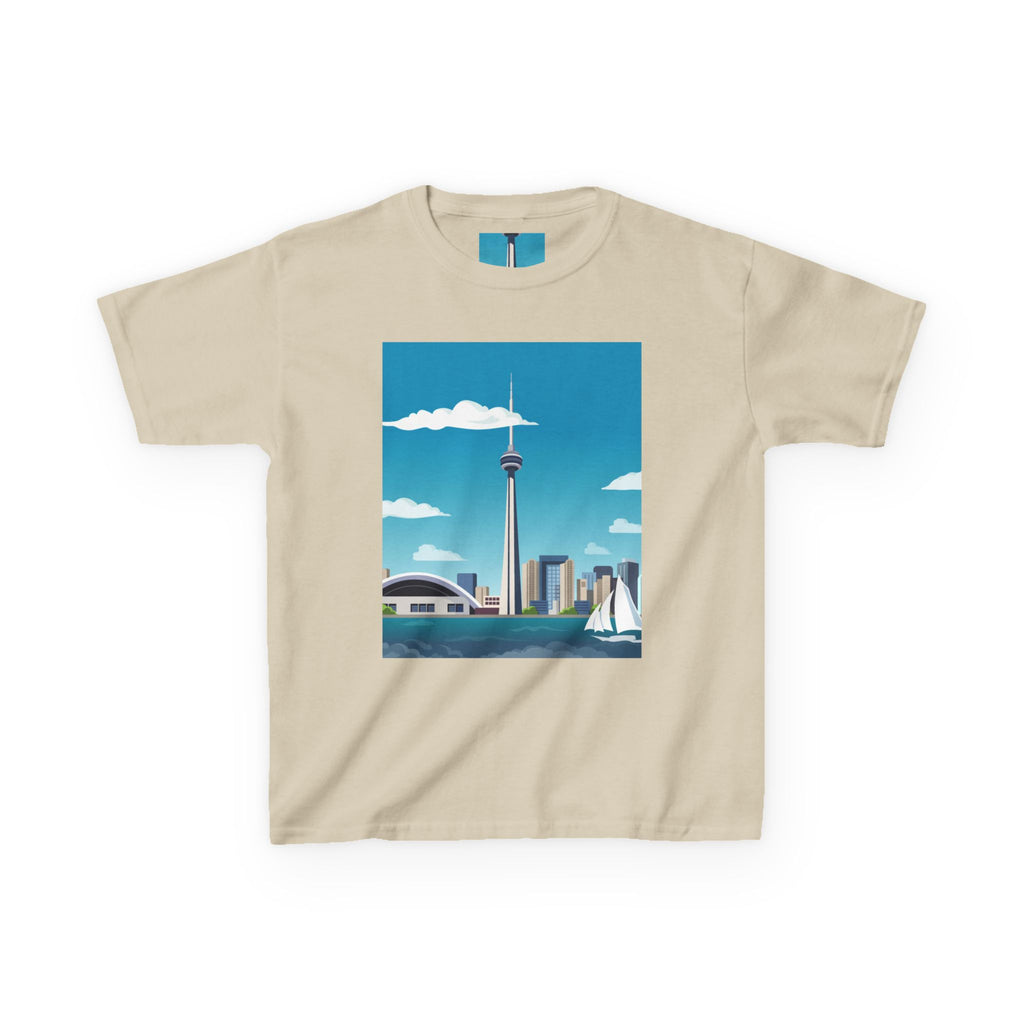 Toronto Skyline Kids Tee — CN Tower & Harbourfront Graphic Shirt