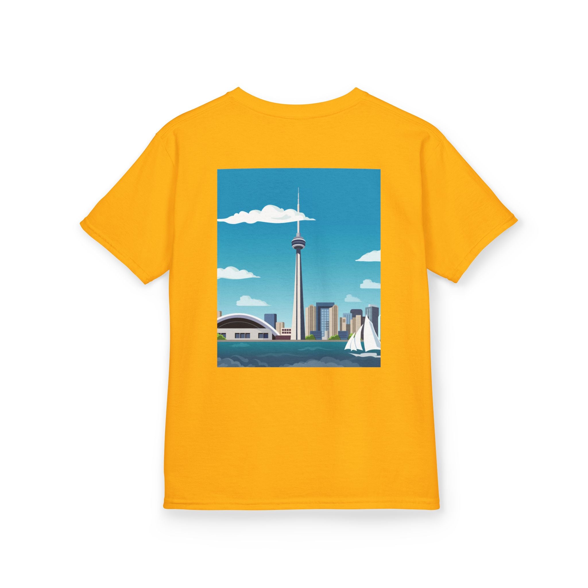 Toronto Skyline Kids Tee — CN Tower & Harbourfront Graphic Shirt