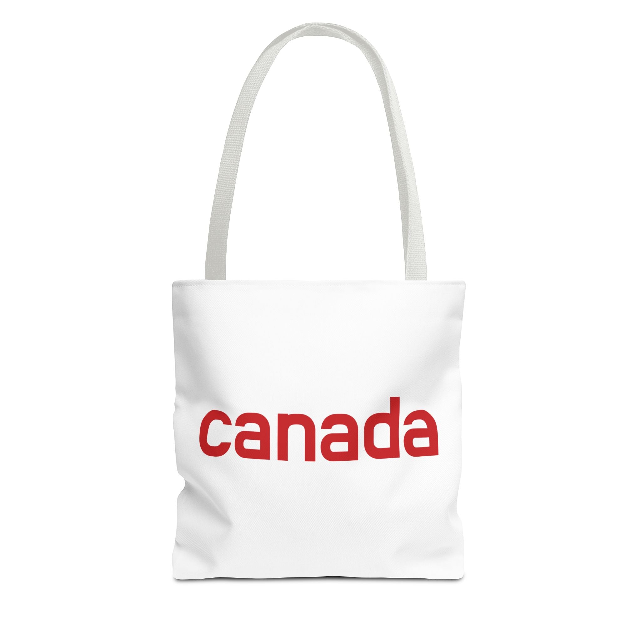 Canada Tote Bag – Minimal Red 'canada' Travel & Everyday Carryall