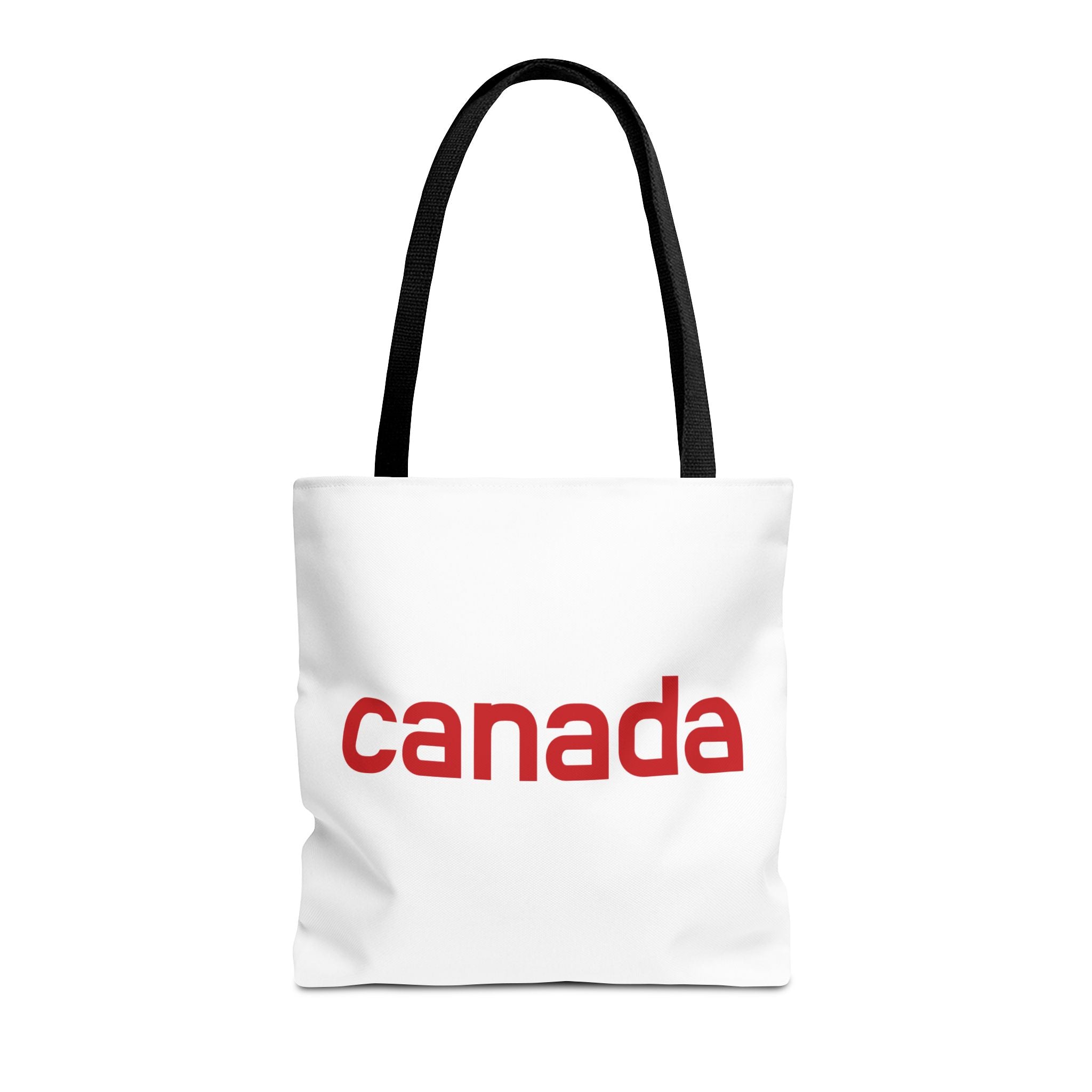 Canada Tote Bag – Minimal Red 'canada' Travel & Everyday Carryall