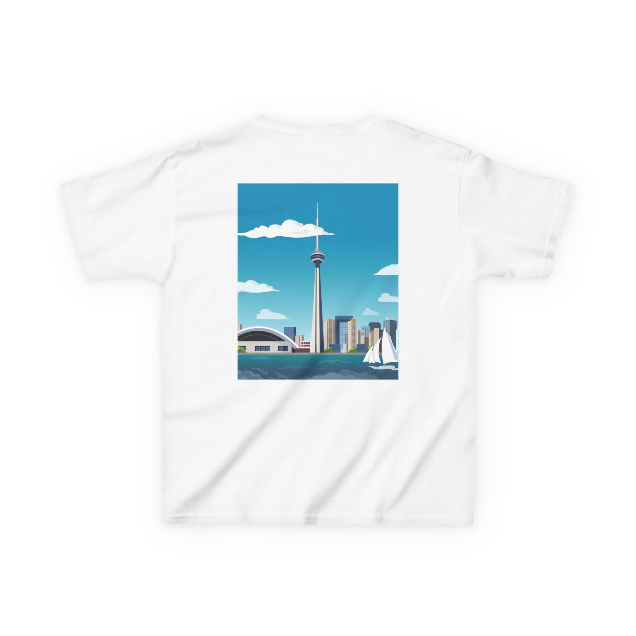 Toronto Skyline Kids Tee — CN Tower & Harbourfront Graphic Shirt