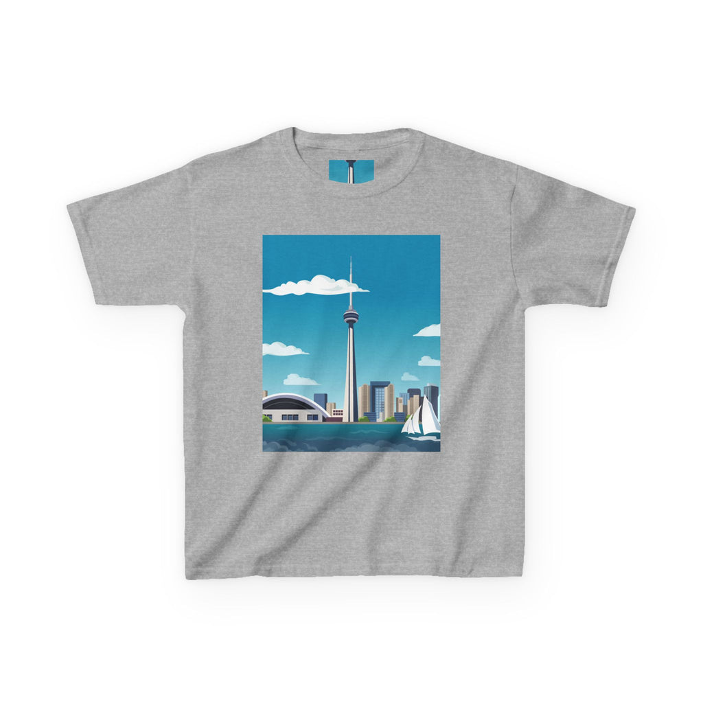 Toronto Skyline Kids Tee — CN Tower & Harbourfront Graphic Shirt
