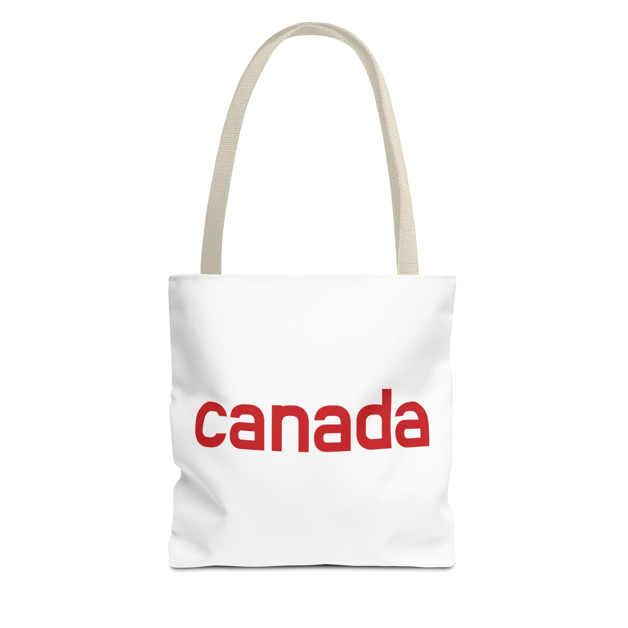 Canada Tote Bag – Minimal Red 'canada' Travel & Everyday Carryall