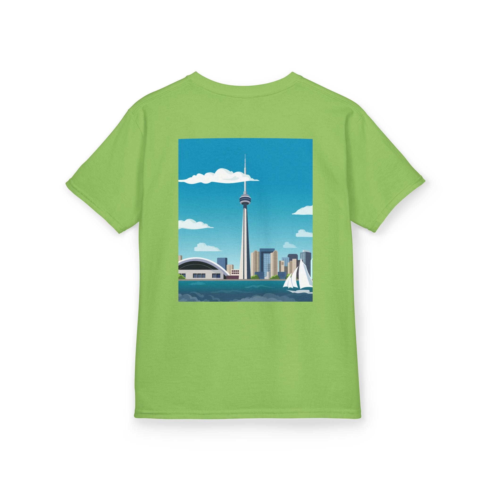 Toronto Skyline Kids Tee — CN Tower & Harbourfront Graphic Shirt
